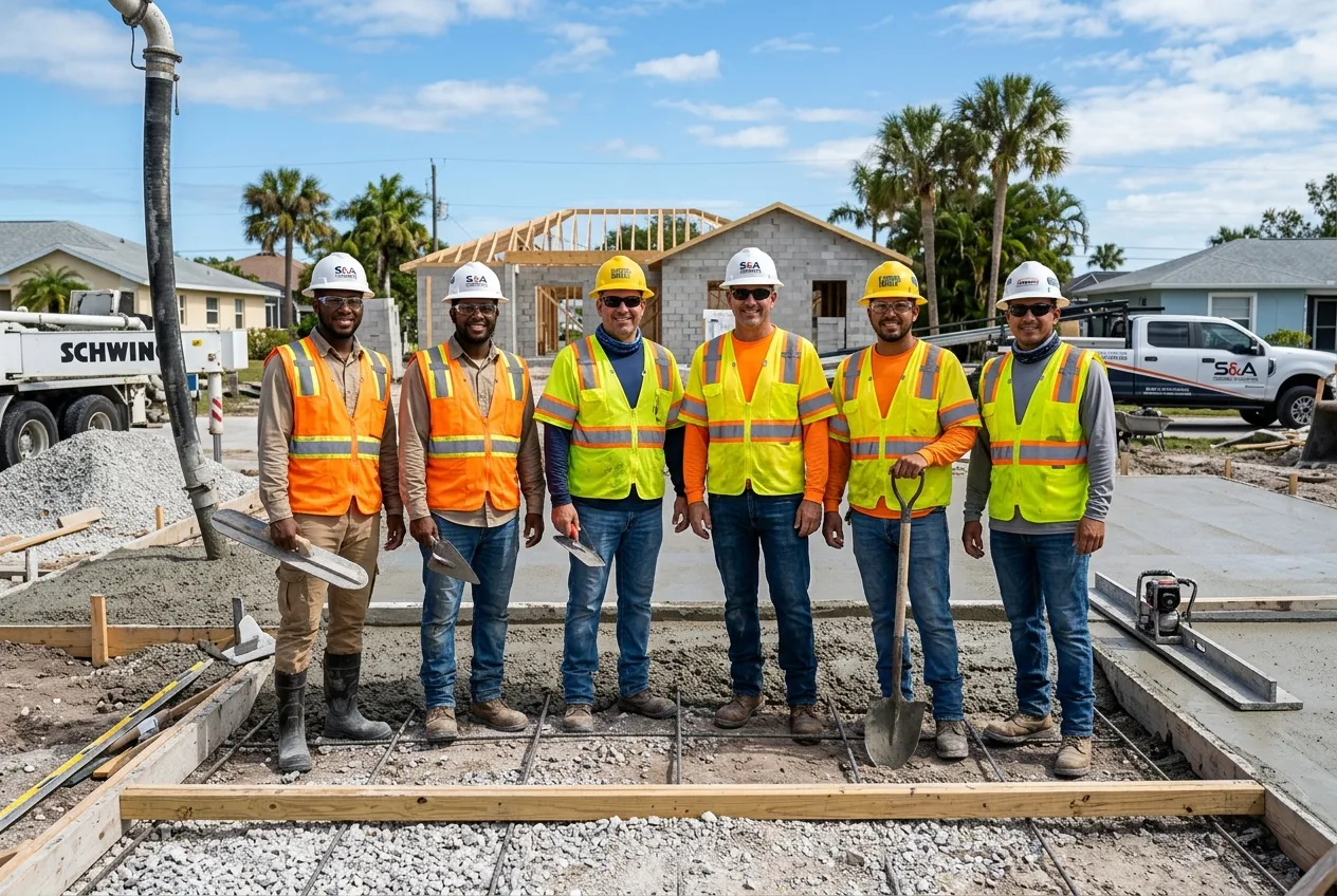 University Park Concrete professional team