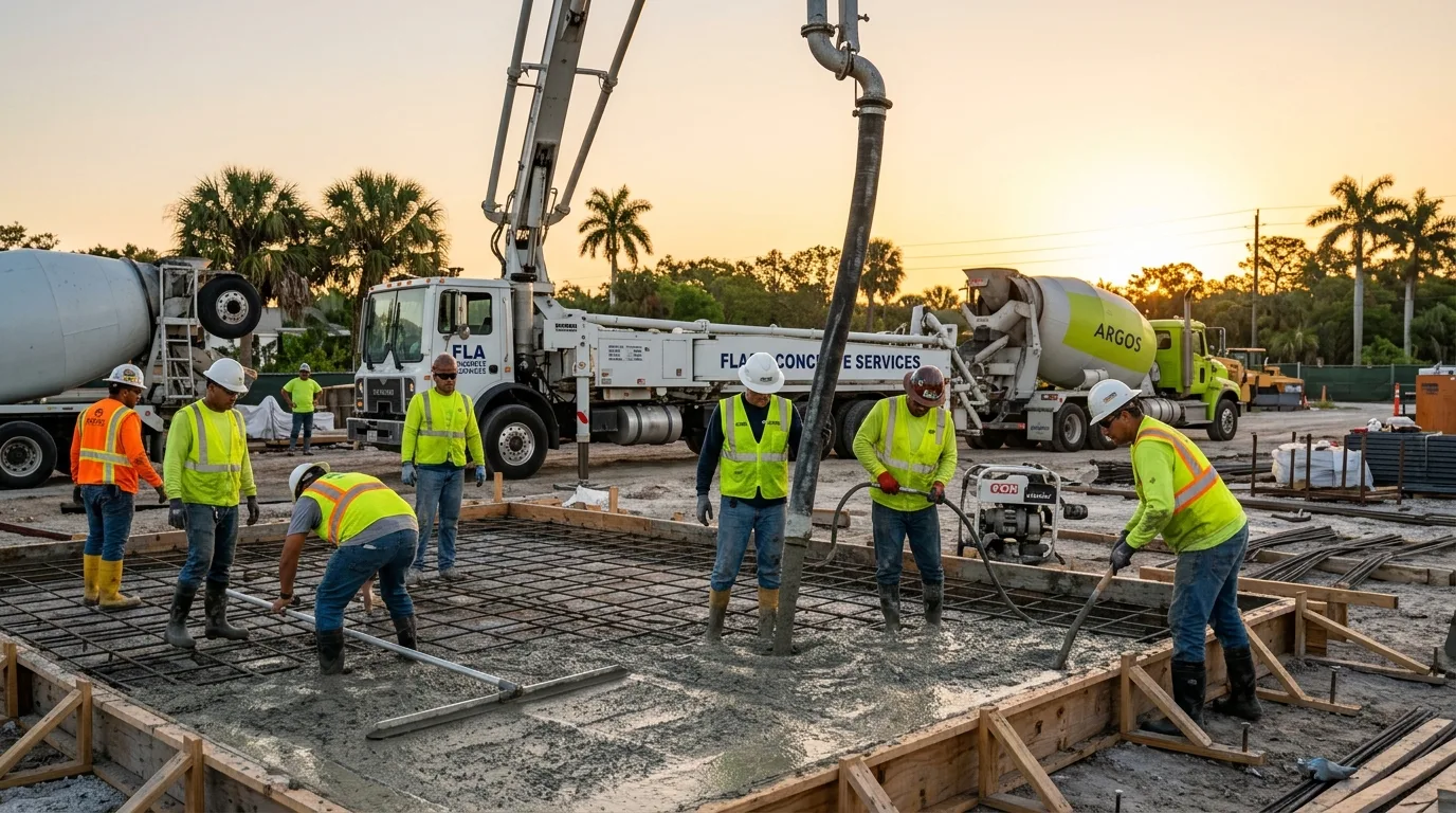 Best Time of Year to Pour Concrete in Florida