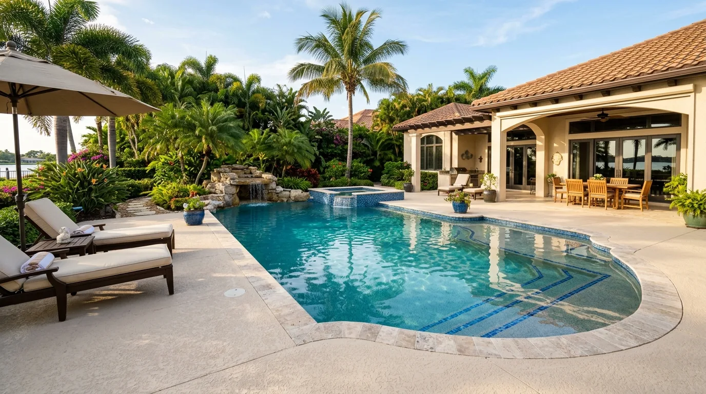 Concrete Pool Deck Ideas for Florida Homes