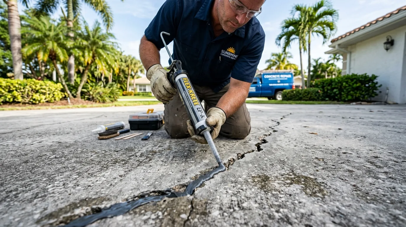 How to Fix Concrete Cracks in University Park FL